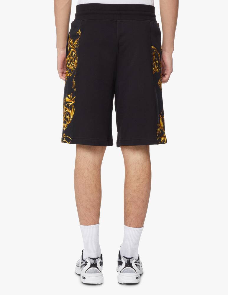 rinascente Versace Jeans Couture Print garland shorts - black