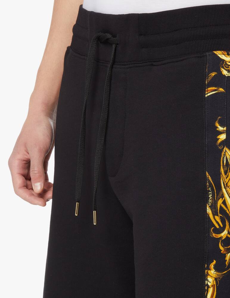 rinascente Versace Jeans Couture Print garland shorts - black