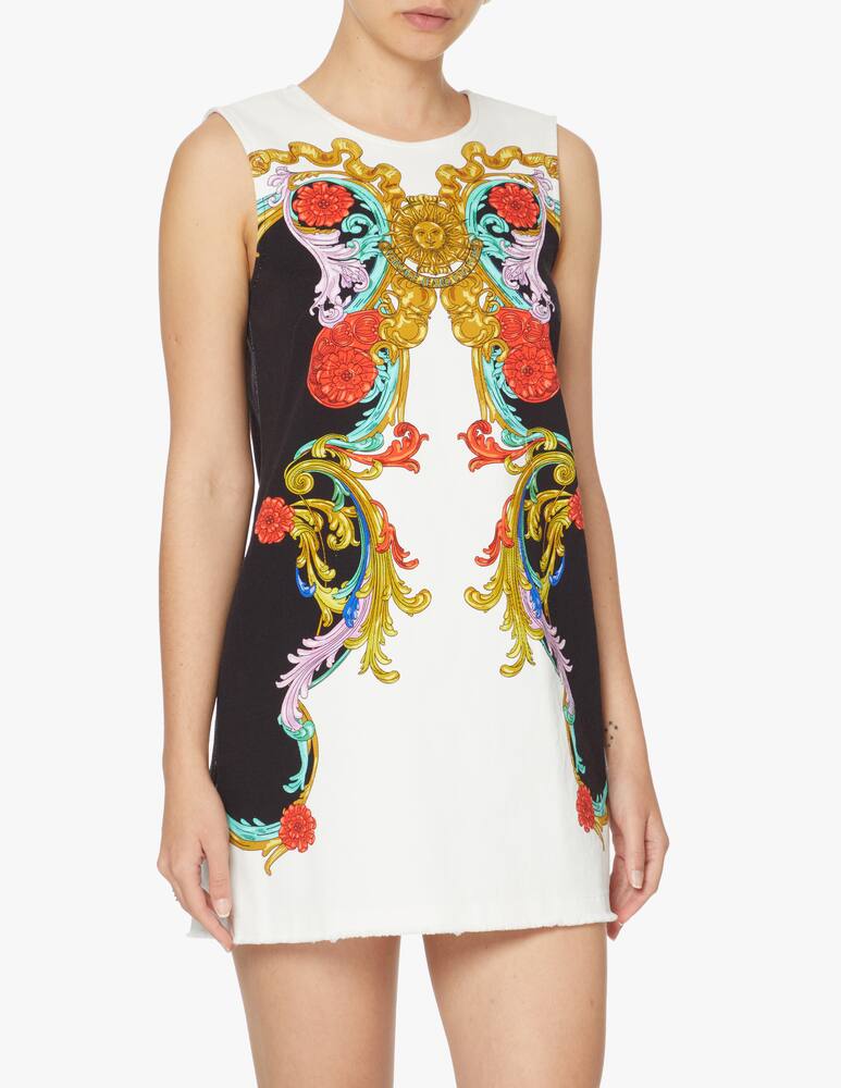 rinascente Versace Jeans Couture Sleevess crewneck mini dress - white