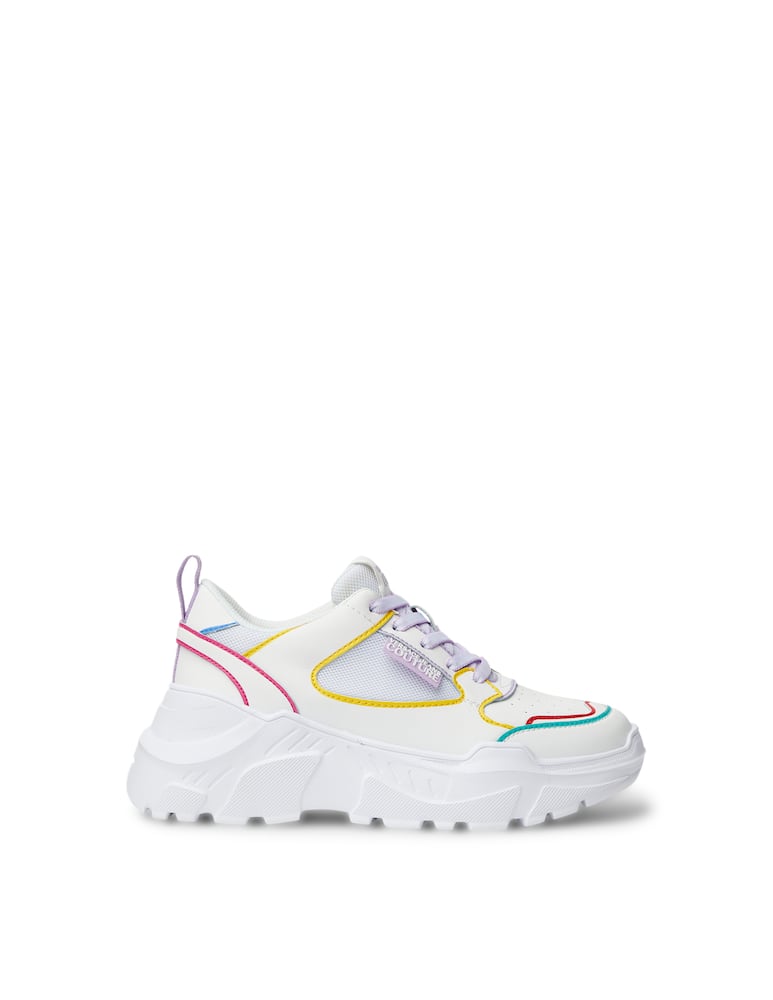 Versace Jeans Couture Sneakers basse in pelle Speedtrack - bianco - immagine 1 Versace Jeans Couture Sneakers basse in pelle Speedtrack - bianco - immagine 1