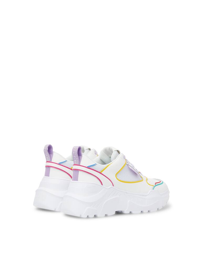 rinascente Versace Jeans Couture Sneakers basse in pelle Speedtrack - bianco