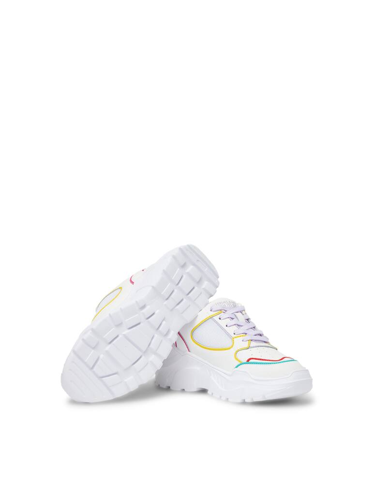 Versace Jeans Couture Sneakers basse in pelle Speedtrack - bianco - immagine 5 Versace Jeans Couture Sneakers basse in pelle Speedtrack - bianco - immagine 5