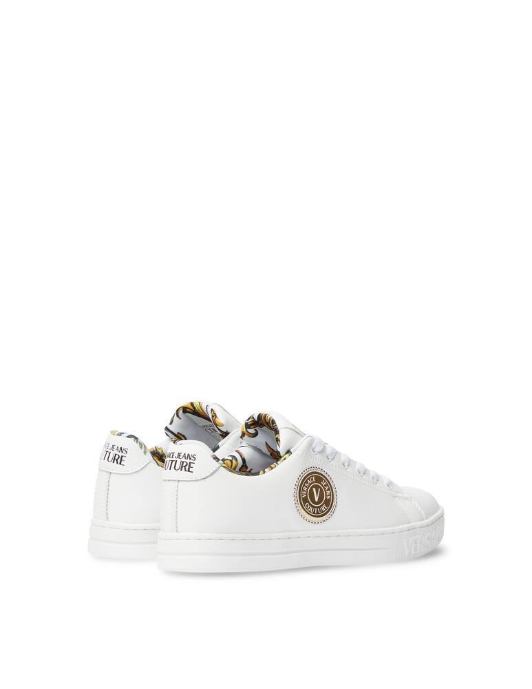 rinascente Versace Jeans Couture Court 88 leather low-top sneakers - white