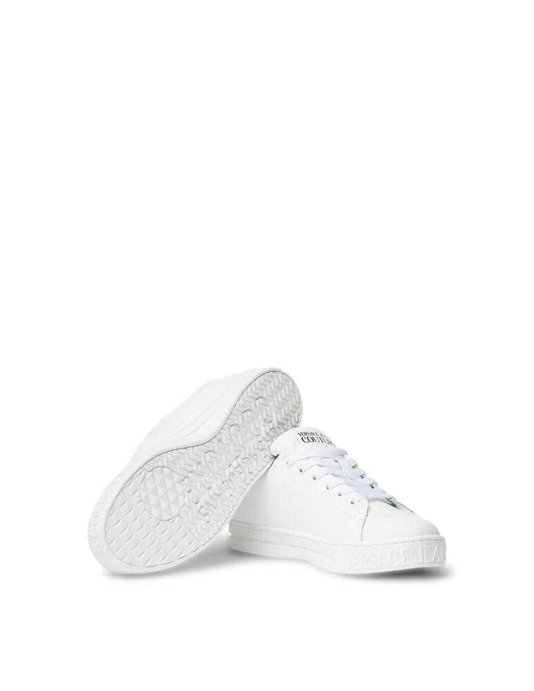 rinascente Versace Jeans Couture Court 88 leather low-top sneakers - white