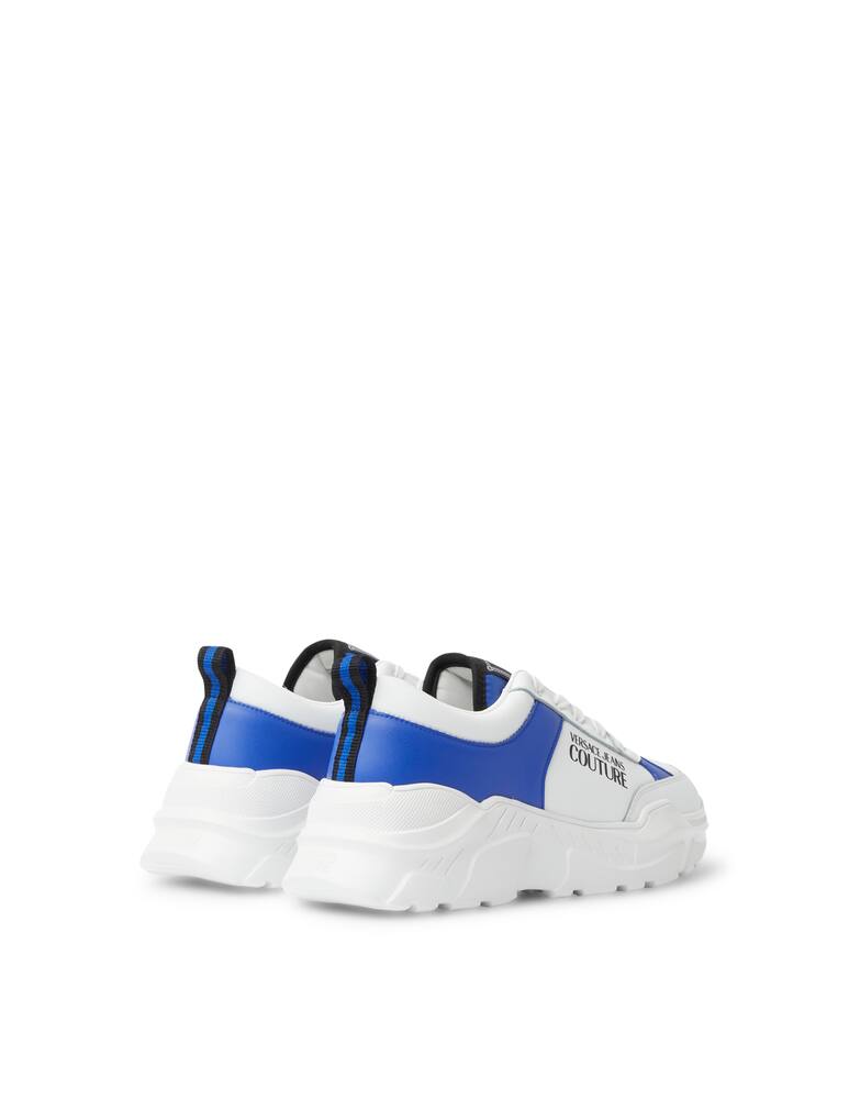 rinascente Versace Jeans Couture Sneakers chunky bicolor in pelle speed - bianco