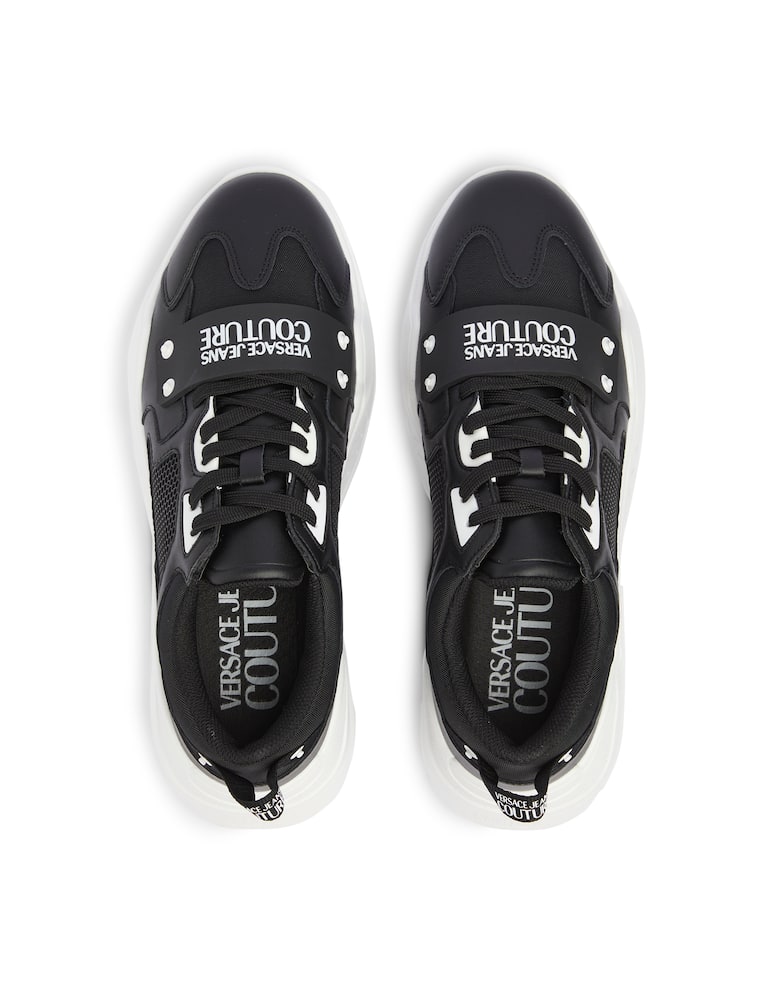 rinascente Versace Jeans Couture Chunky mesh sneakers - black