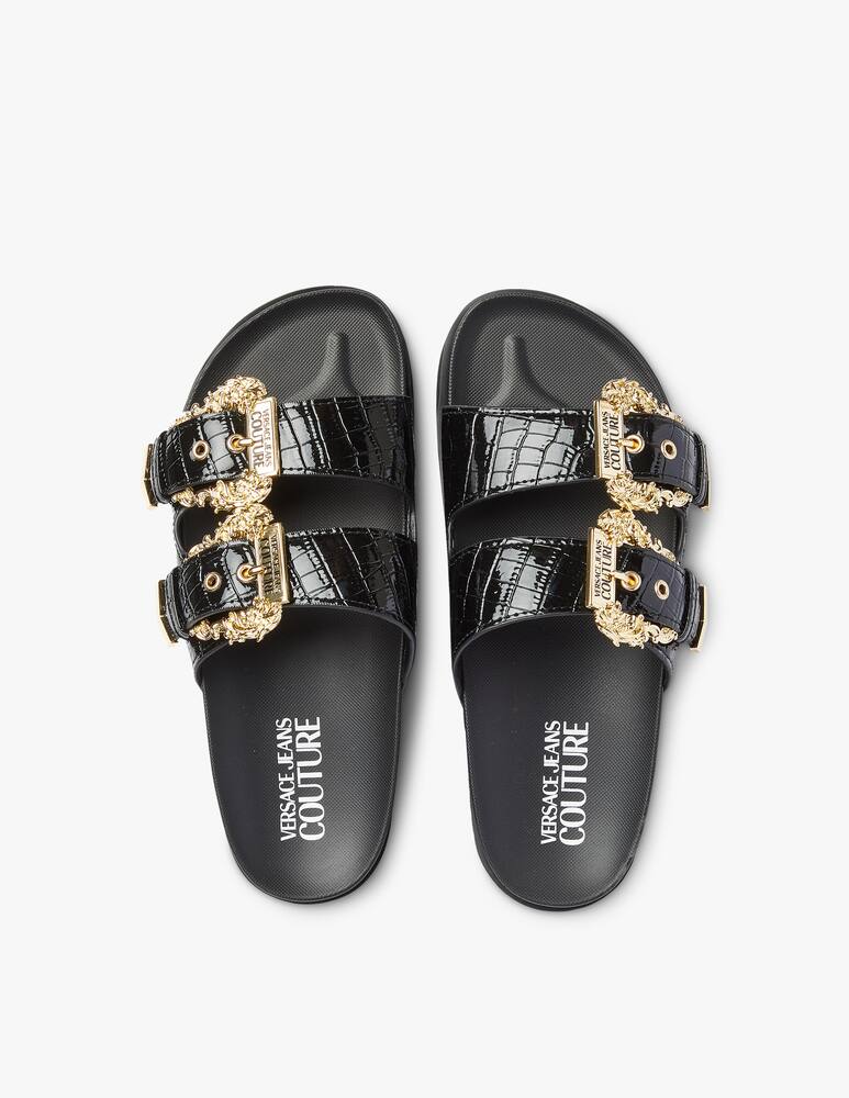 Versace Jeans Couture Arizona flat sandals - black - picture 3 Versace Jeans Couture Arizona flat sandals - black - picture 3