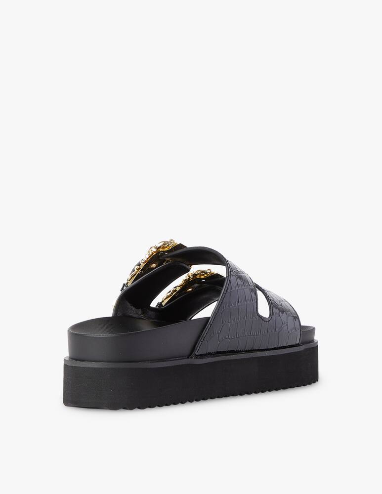 Versace Jeans Couture Arizona flat sandals - black - picture 4 Versace Jeans Couture Arizona flat sandals - black - picture 4