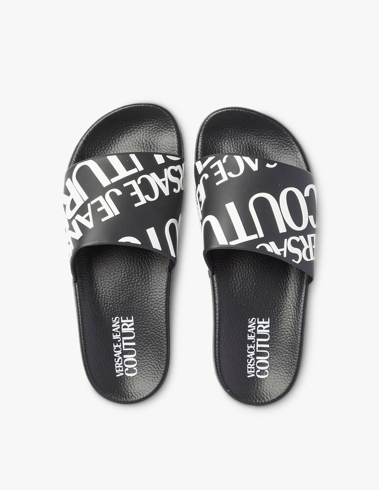 rinascente Versace Jeans Couture Shelly flat sandals - black