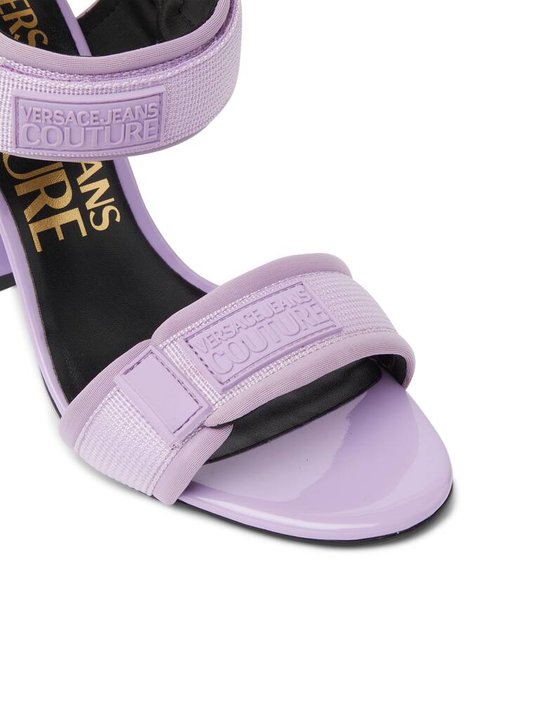 rinascente Versace Jeans Couture Leather pumps - lilac