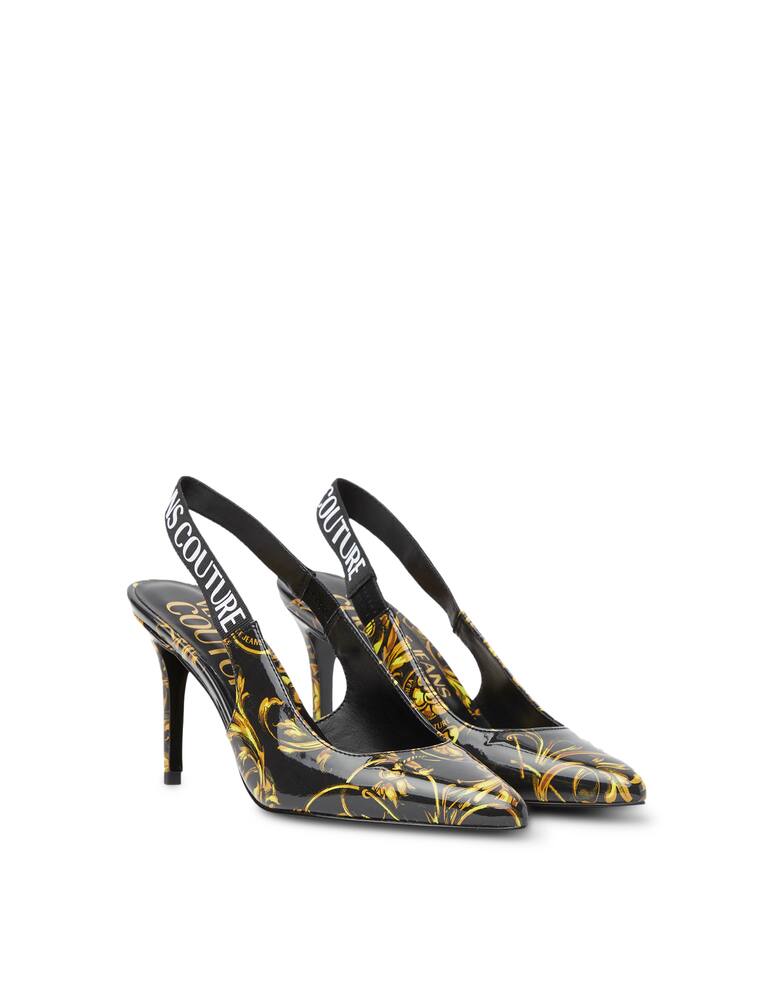 rinascente Versace Jeans Couture Leather pumps - black