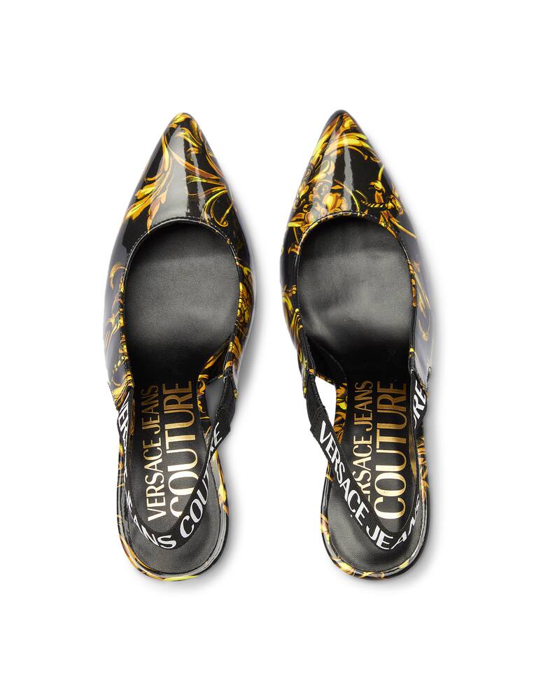 rinascente Versace Jeans Couture Leather pumps - black