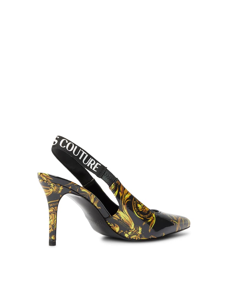 rinascente Versace Jeans Couture Leather pumps - black