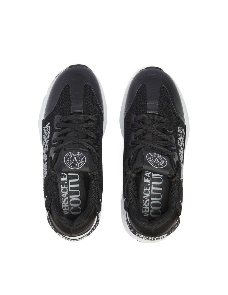 rinascente Versace Jeans Couture Wave low-top sneakers - black