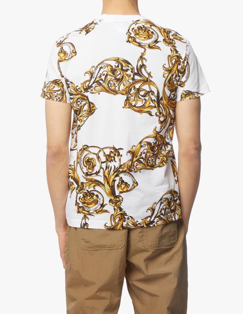 rinascente Versace Jeans Couture Maglietta in jersey con stampa garland - multicolor