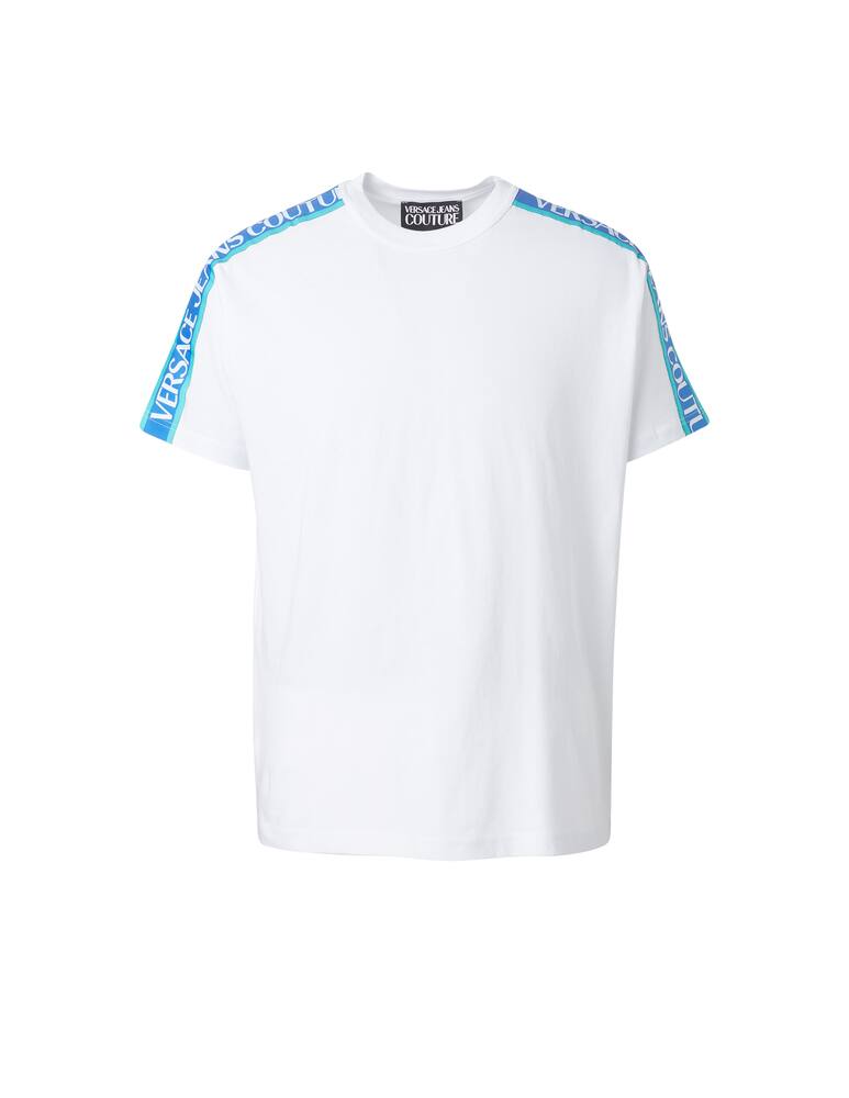 rinascente Versace Jeans Couture T-shirt tape logo - white