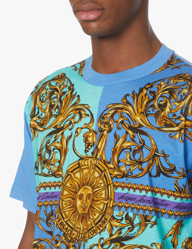 rinascente Versace Jeans Couture Maglietta regular garland sun - multicolor