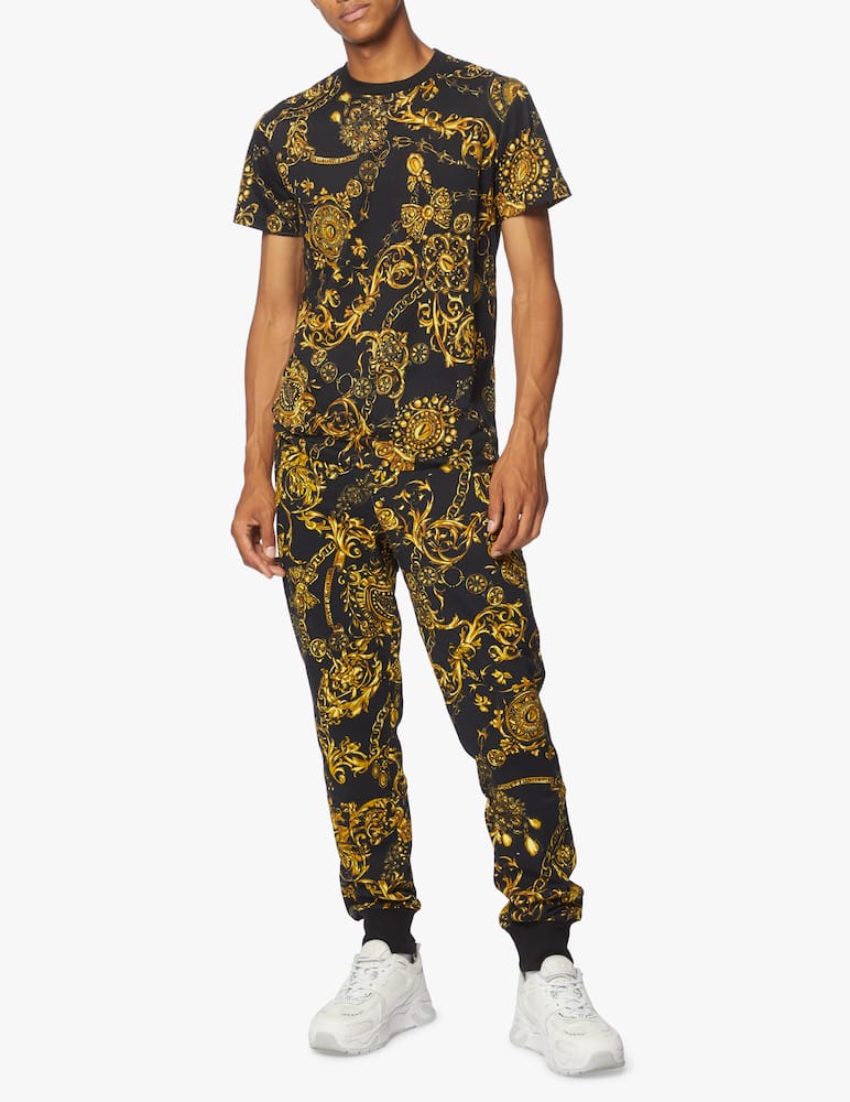 rinascente Versace Jeans Couture Pantaloni tuta bijoux barocco