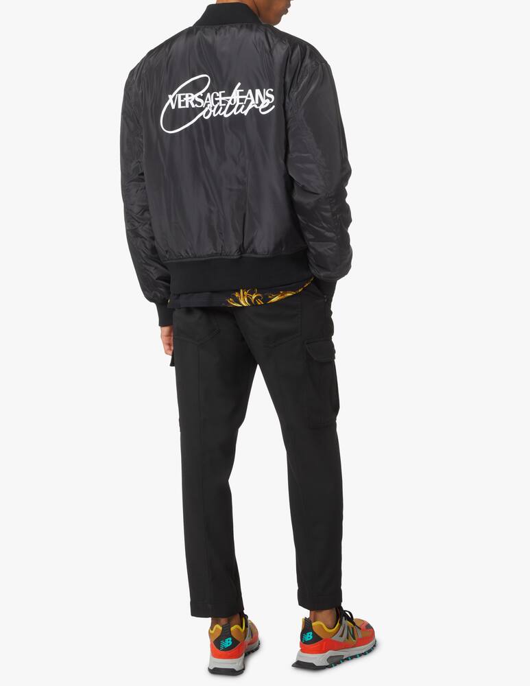 rinascente Versace Jeans Couture Bomber reversibile garland print - nero