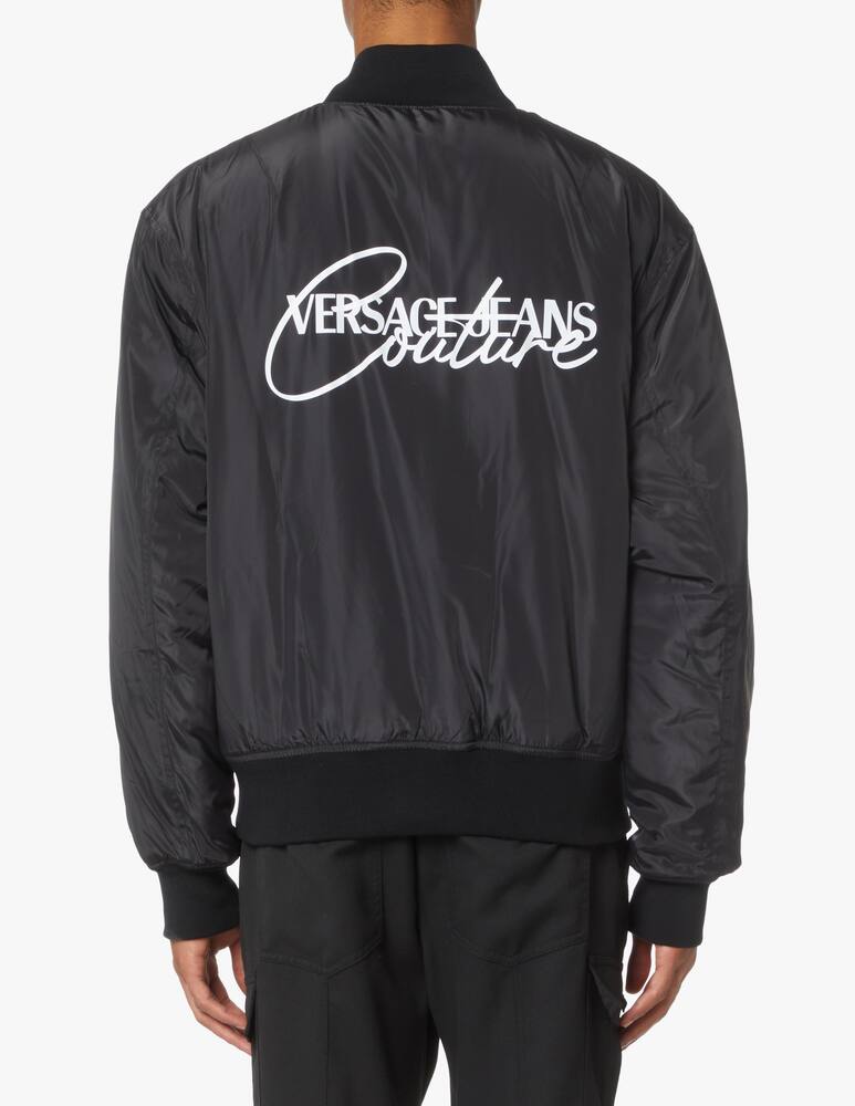 rinascente Versace Jeans Couture Bomber reversibile garland print - nero