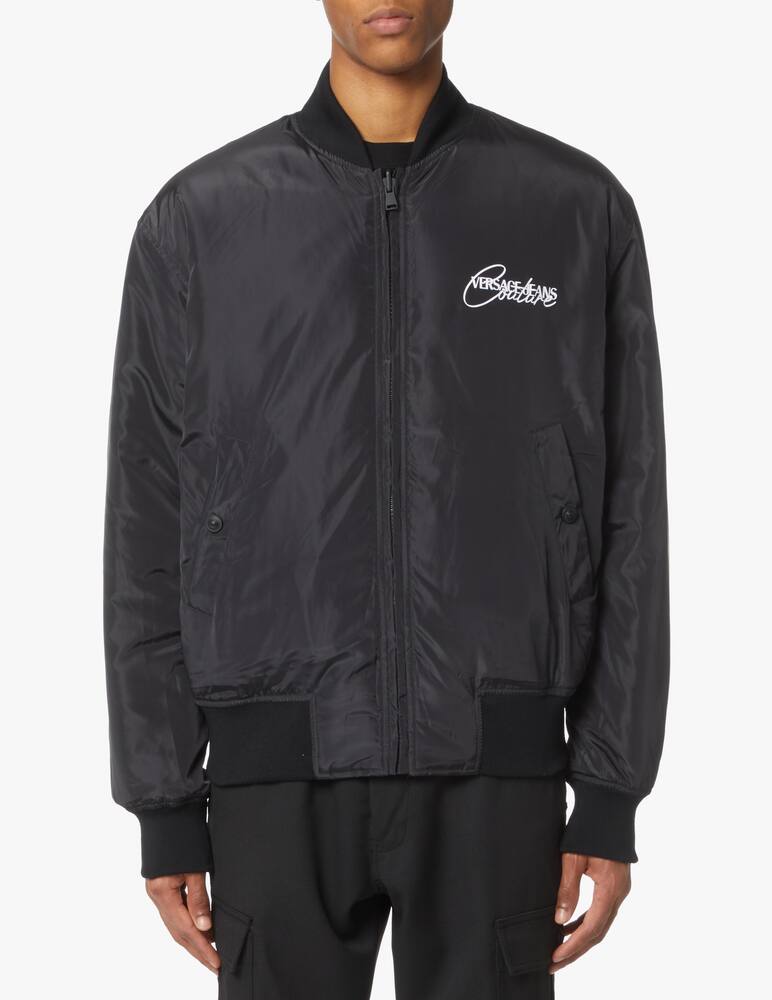 rinascente Versace Jeans Couture Bomber reversibile garland print - nero