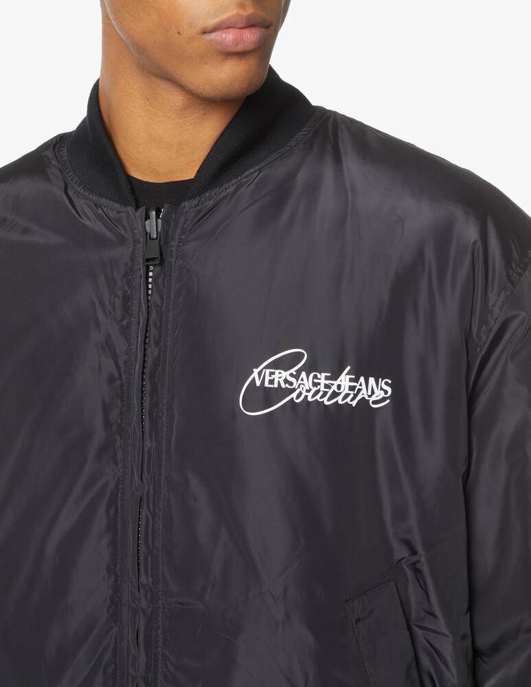 rinascente Versace Jeans Couture Bomber reversibile garland print - nero