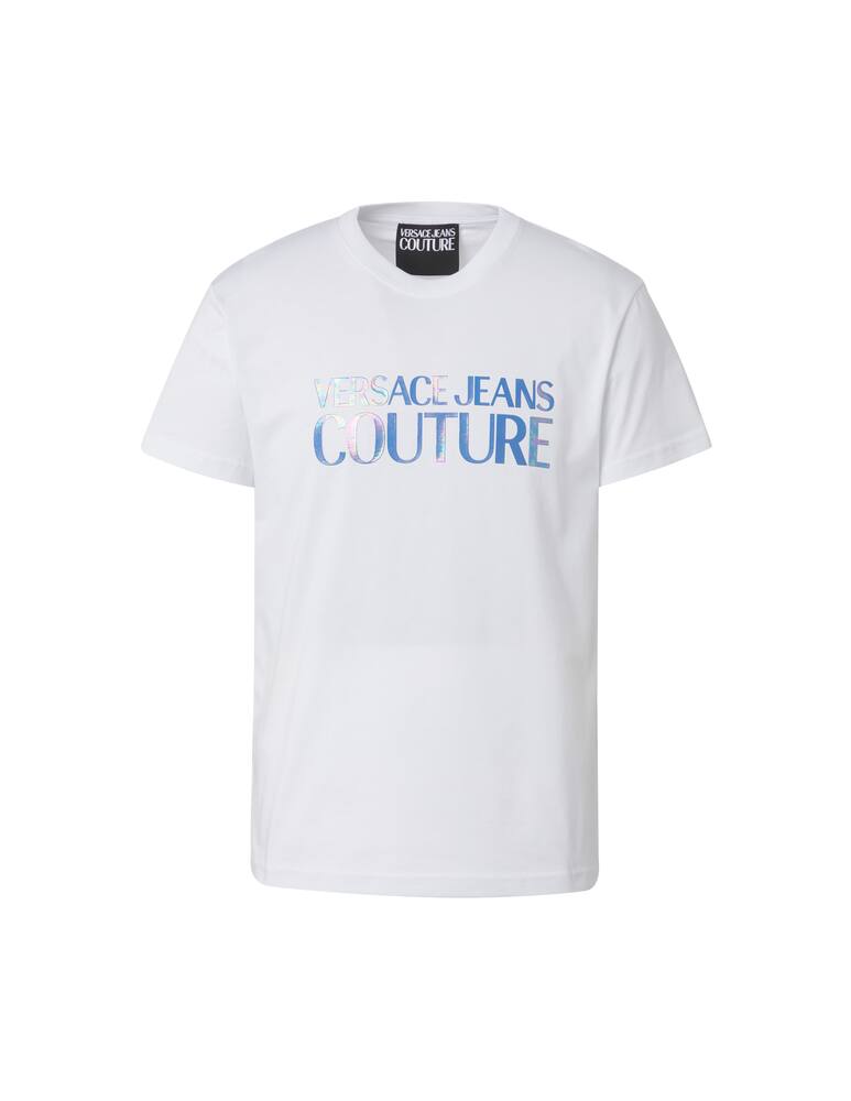 rinascente Versace Jeans Couture T-shirt holo logo - white