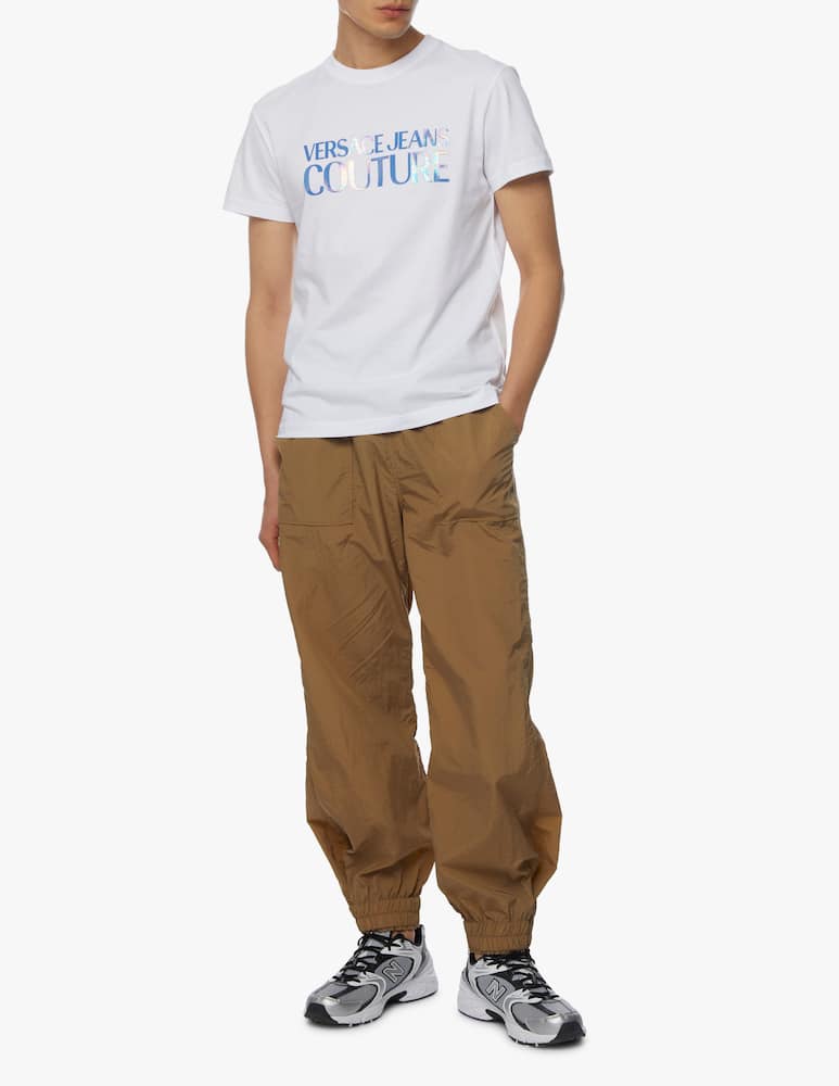 rinascente Versace Jeans Couture T-shirt holo logo - white