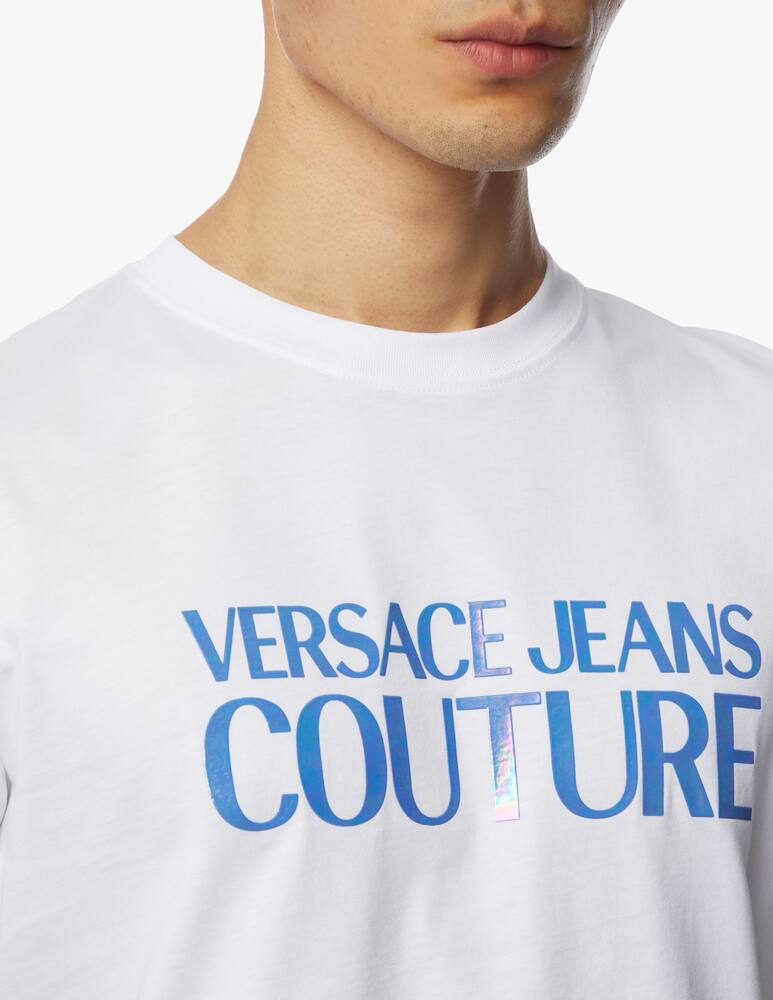 rinascente Versace Jeans Couture T-shirt holo logo - white