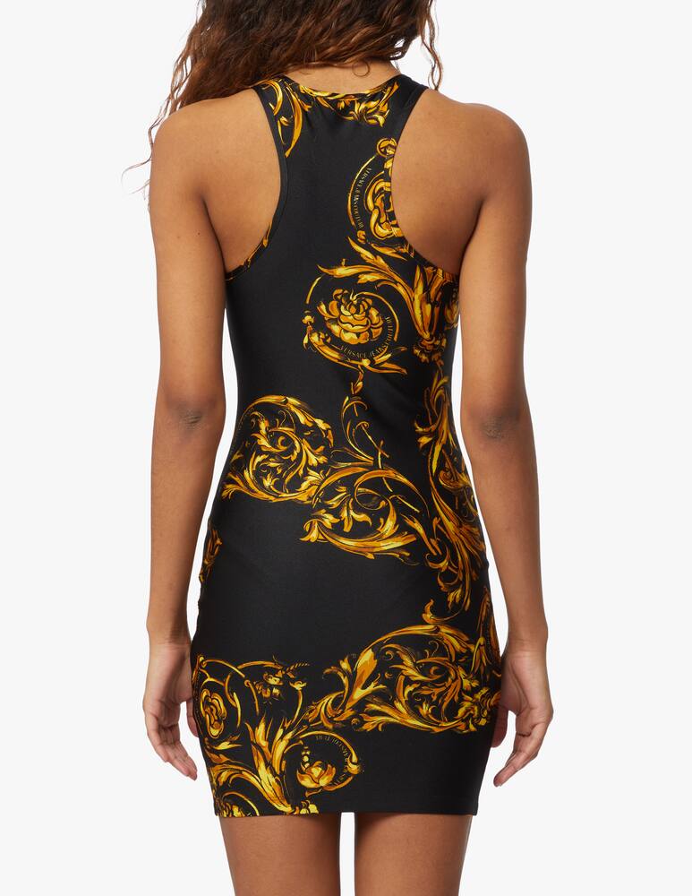 rinascente Versace Jeans Couture Vestito tubino mini barocco - nero