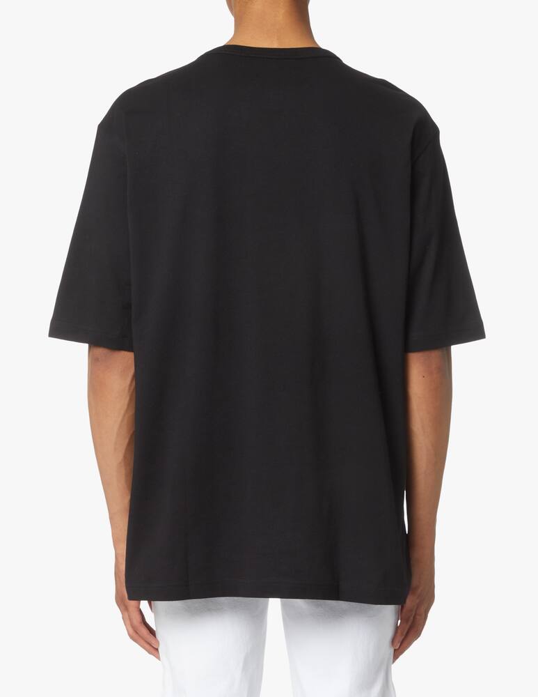 rinascente Versace Jeans Couture Maglietta logo warranty - nero