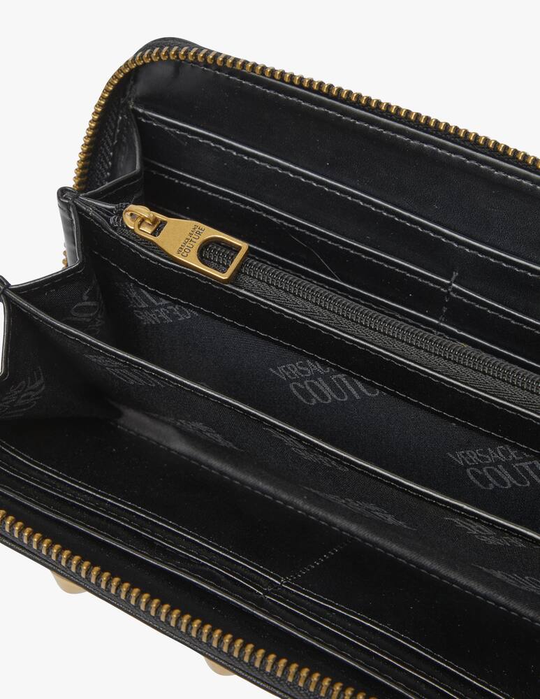 rinascente Versace Jeans Couture Portafoglio con borchie - nero