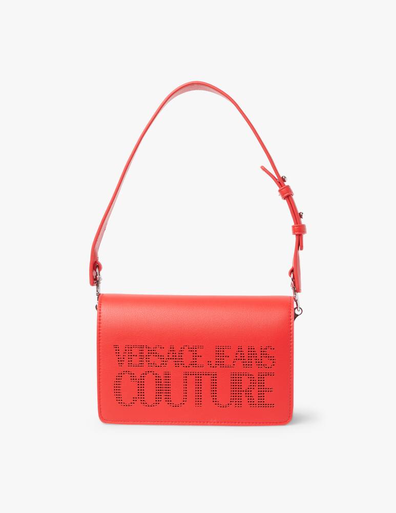 rinascente Versace Jeans Couture Borsa con patta e logo - rosso