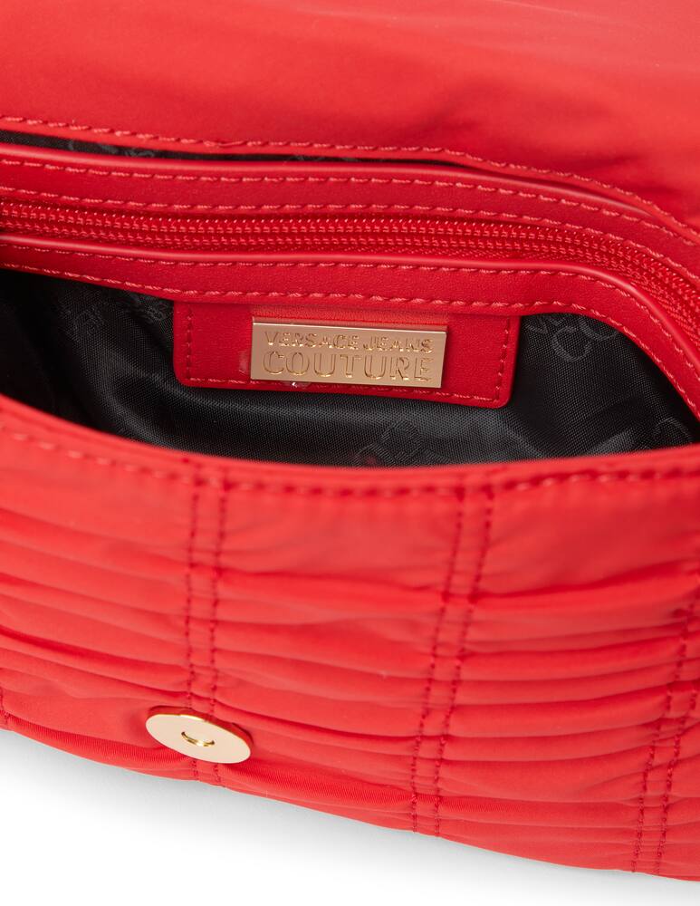 rinascente Versace Jeans Couture Borsa mini con patta in nylon - rosso