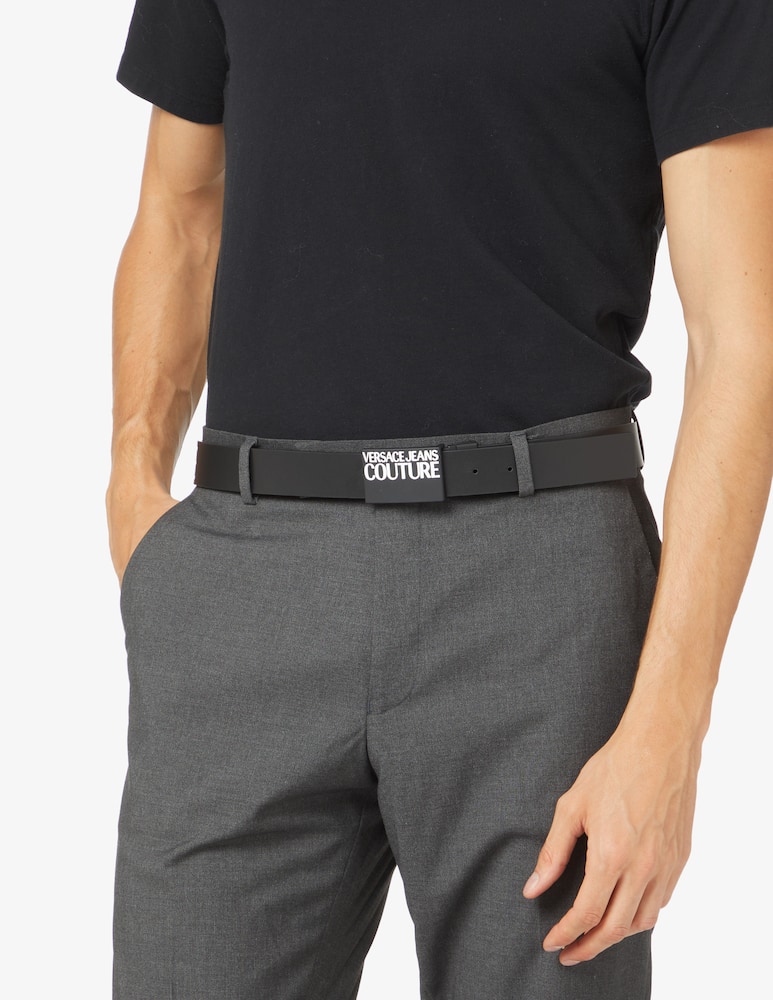 rinascente Versace Jeans Couture Rubberized leather belt - multi