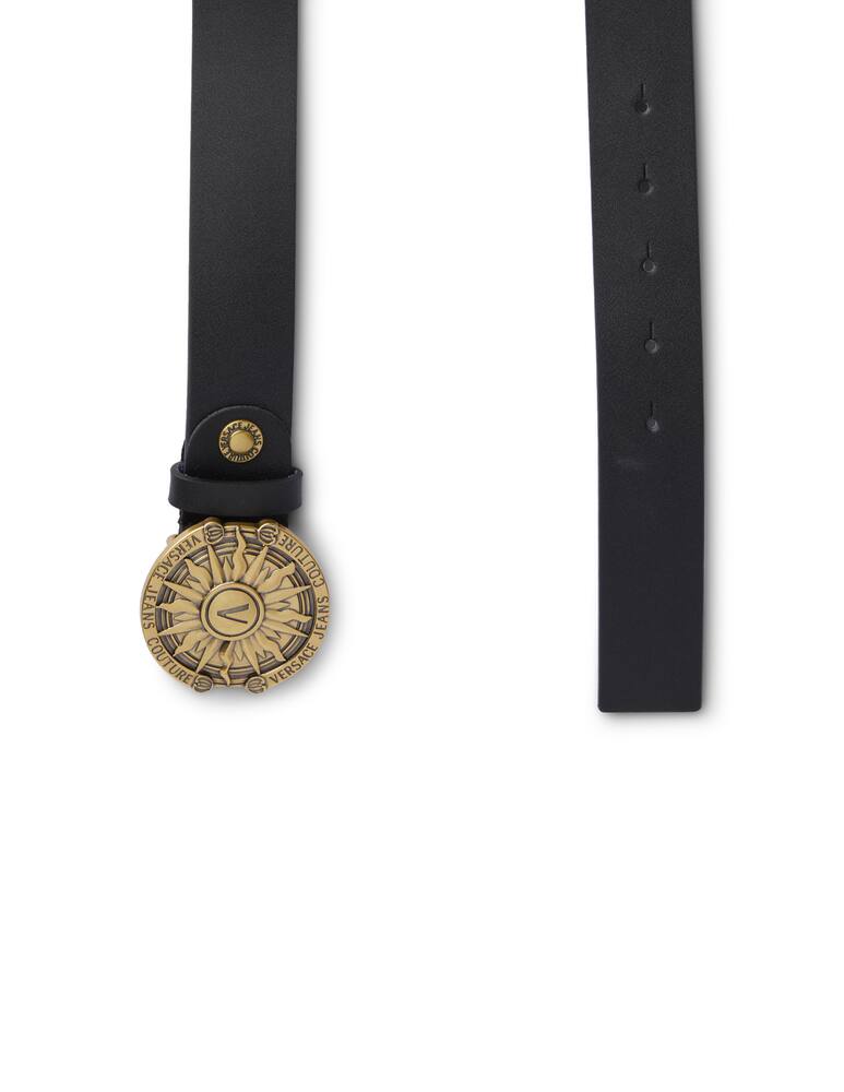 Versace Jeans Couture Leather belt - black - picture 2 Versace Jeans Couture Leather belt - black - picture 2
