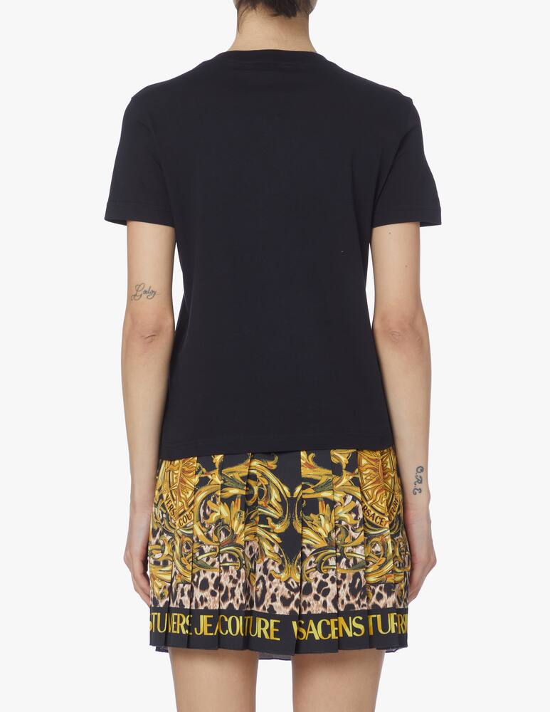 rinascente Versace Jeans Couture T-shirt in cotone con logo - nero