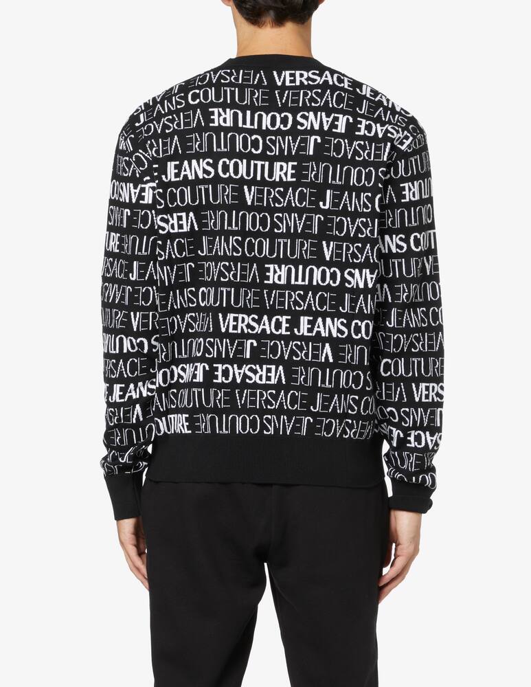 rinascente Versace Jeans Couture Crewneck logo jumper - Black