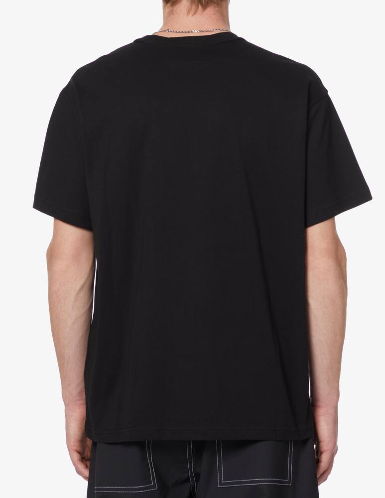 rinascente Versace Jeans Couture Warranty label galaxy logo t-shirt - Black