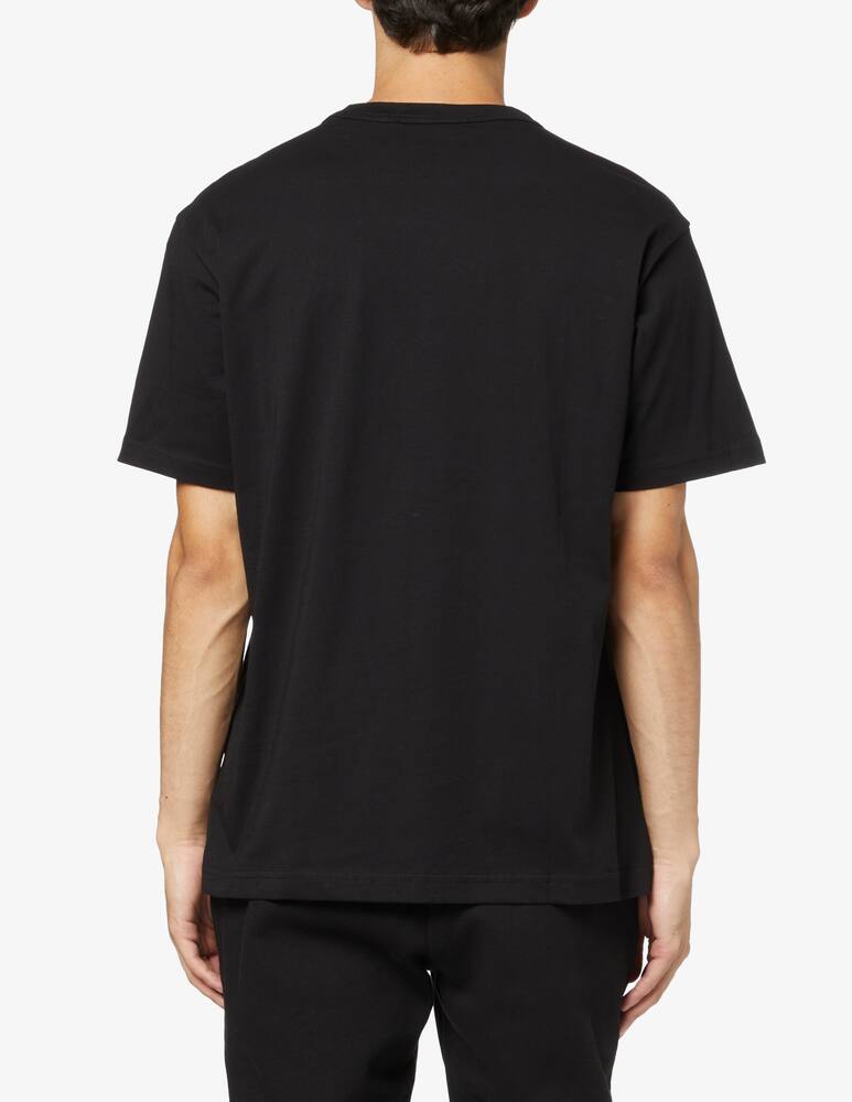 rinascente Versace Jeans Couture Maglietta in cotone con logo - nero e oro