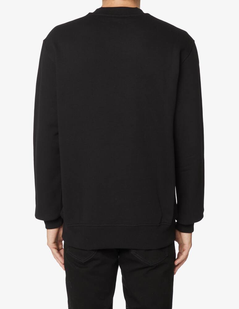 rinascente Versace Jeans Couture Felpa girocollo in cotone - Nero
