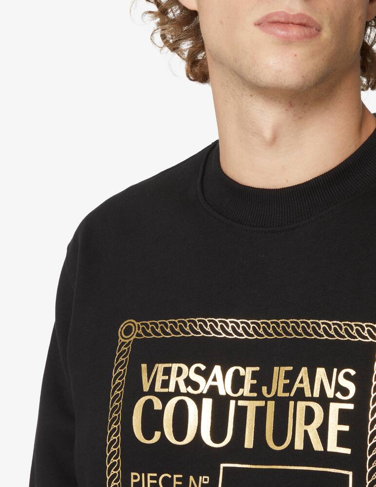 rinascente Versace Jeans Couture Felpa girocollo in cotone - Nero