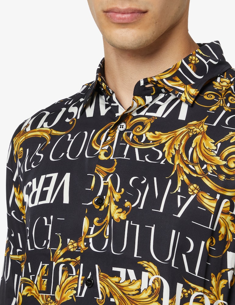 rinascente Versace Jeans Couture Camicia con stampa - Nero