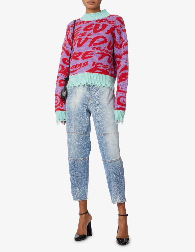 rinascente Versace Jeans Couture Carrot high rise jeans - Blue