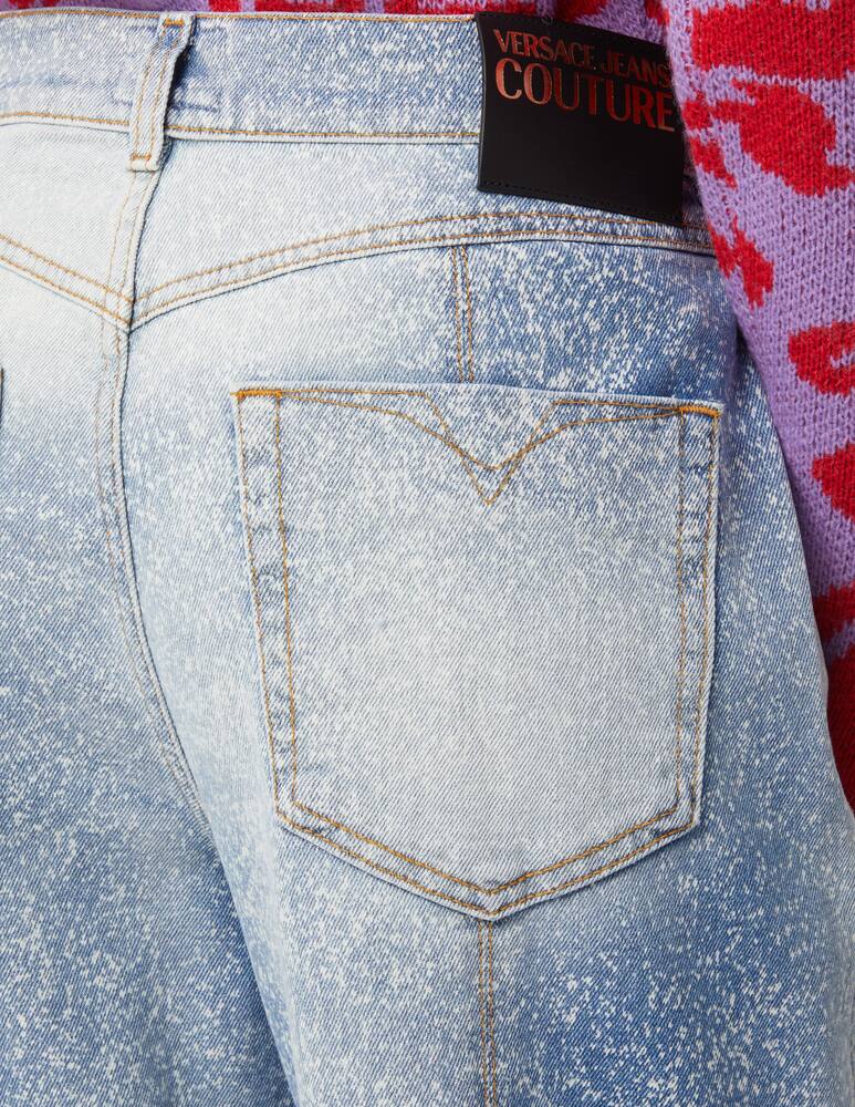 rinascente Versace Jeans Couture Carrot high rise jeans - Blue