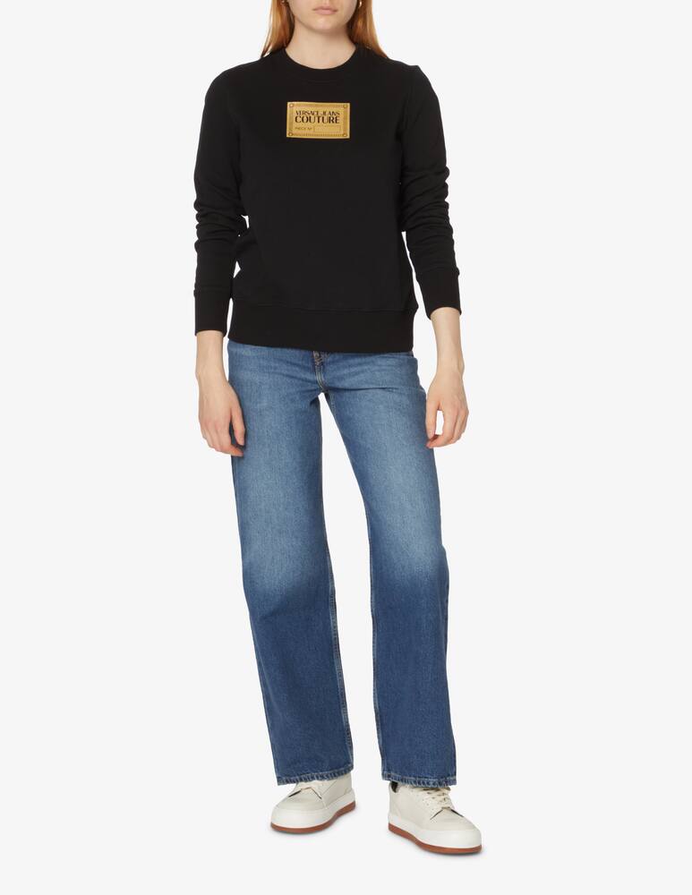 rinascente Versace Jeans Couture Cotton crewneck sweatshirt - Black
