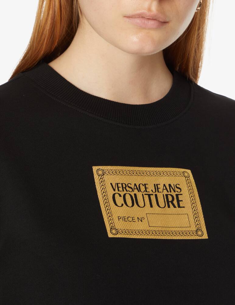rinascente Versace Jeans Couture Cotton crewneck sweatshirt - Black