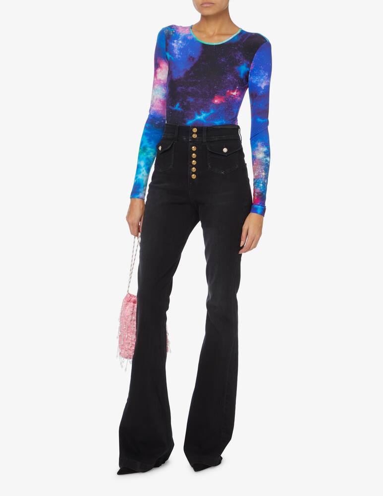 Versace Jeans Couture Body a maniche lunghe - Blu - immagine 2 Versace Jeans Couture Body a maniche lunghe - Blu - immagine 2