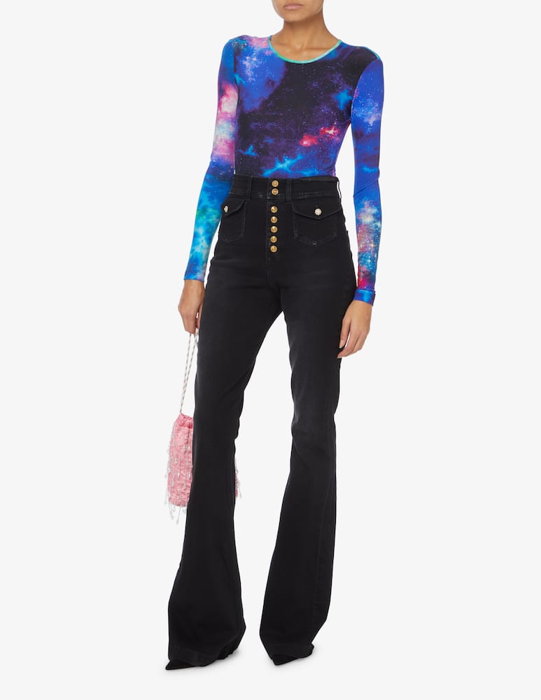 rinascente Versace Jeans Couture Body a maniche lunghe - Blu