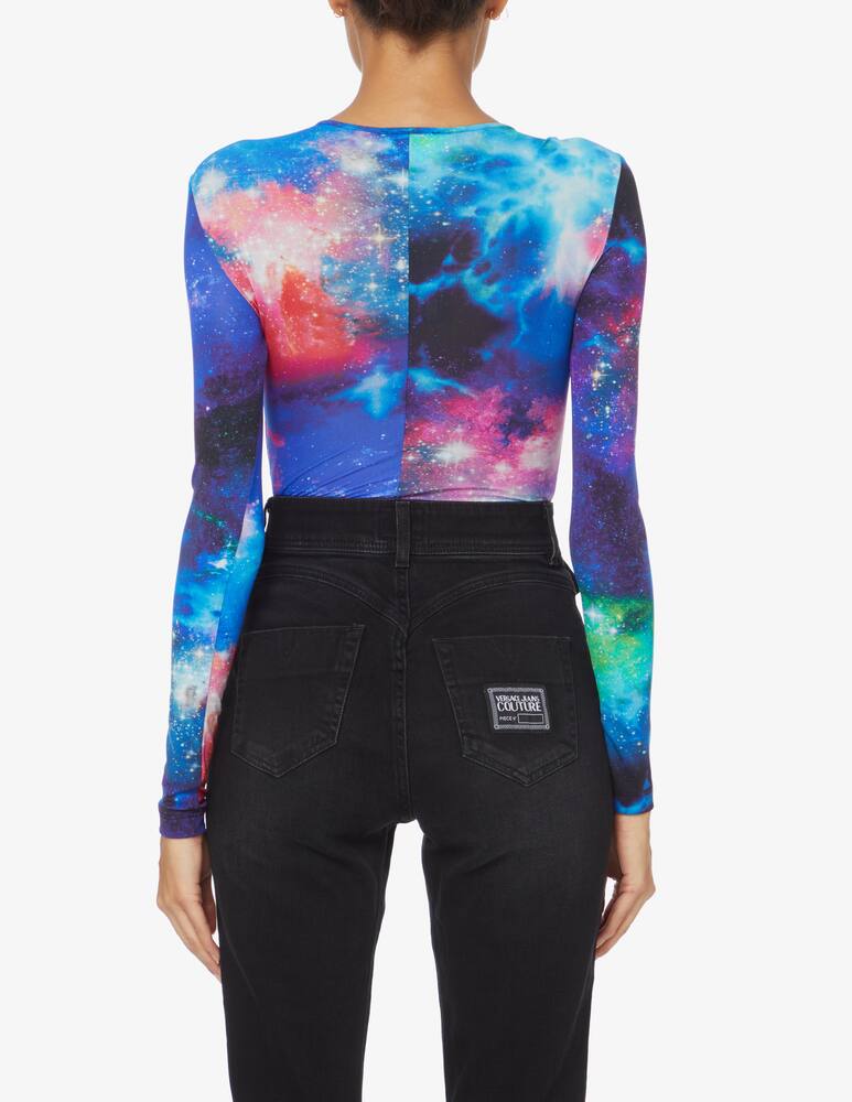 Versace Jeans Couture Body a maniche lunghe - Blu - immagine 3 Versace Jeans Couture Body a maniche lunghe - Blu - immagine 3